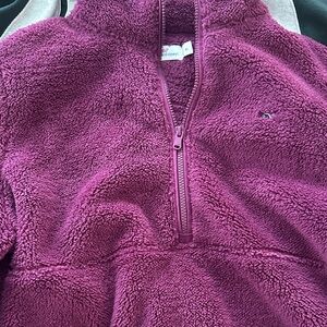 Vineyard vines purple/violet fur quarter zip